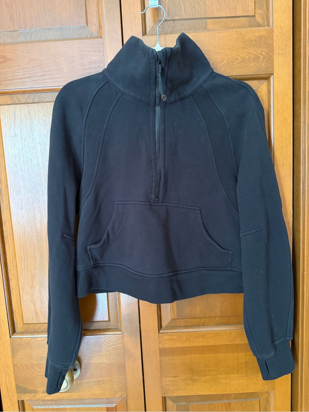 Lululemon Scuba Black Half-Zip Pullover XS/S
